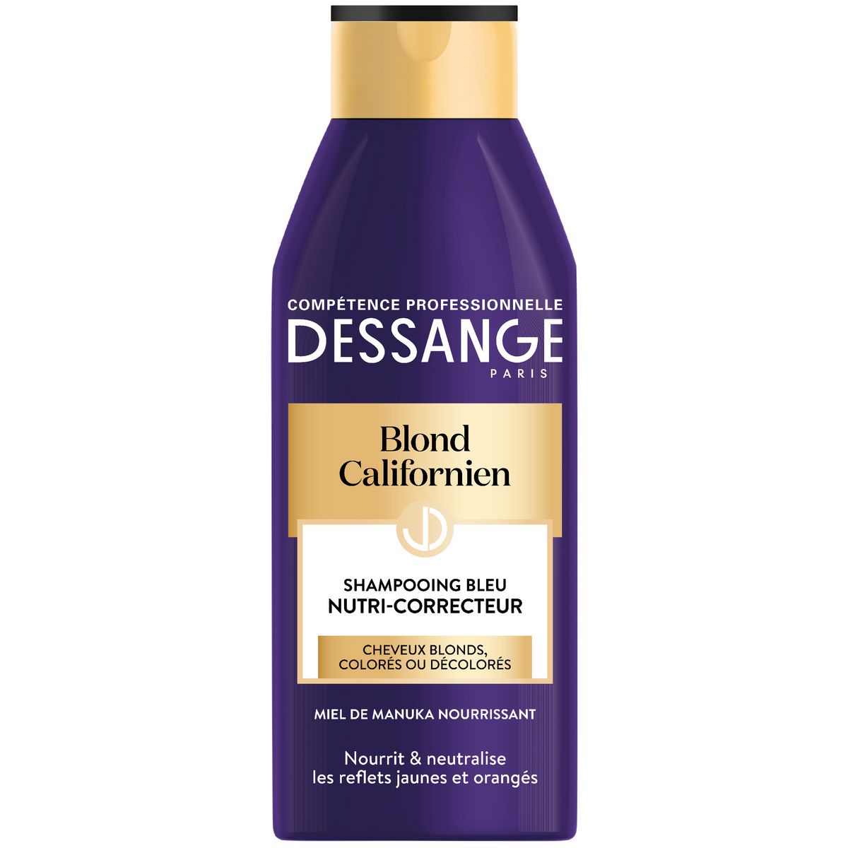 DESSANGE - SHAMPOING BLEU NUTRI-CORRECTEUR Flacon de 250ml