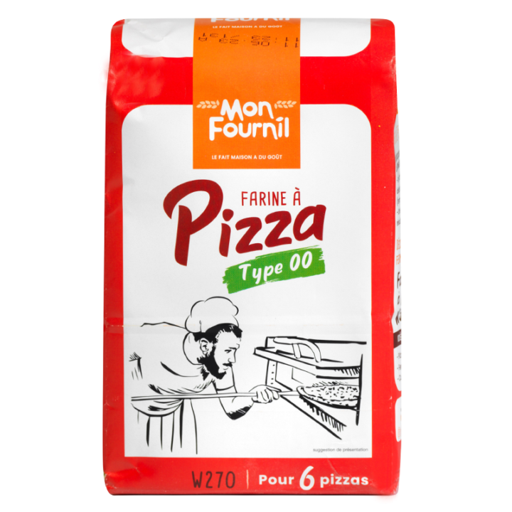 MON FOURNIL - FARINE A PIZZA Type 00 Paquet de 1 kg