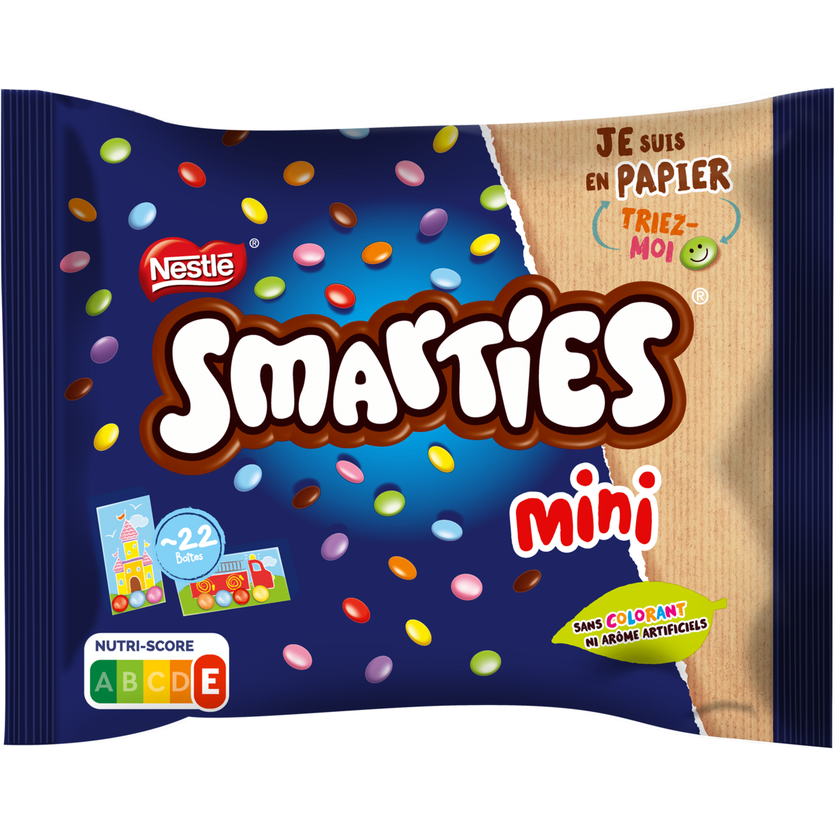NESTLE - BONBONS CHOCOLAT AU LAIT DRAGEIFIES SMARTIES MINI 315g