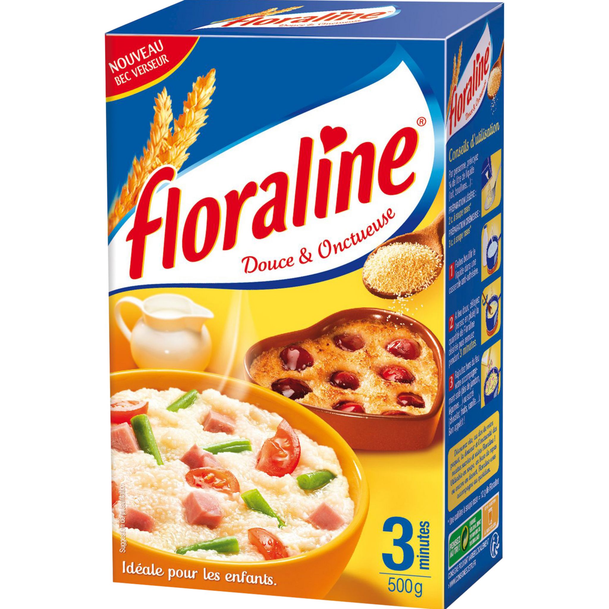 FLORALINE - SPECIALITE CEREALIERE POUR SOUPES ET GRATINS 500g