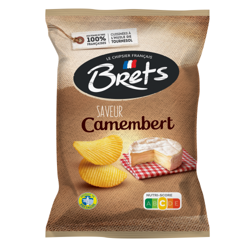 BRET\'S - CHIPS SAVEUR CAMEMBERT Paquet de 125g
