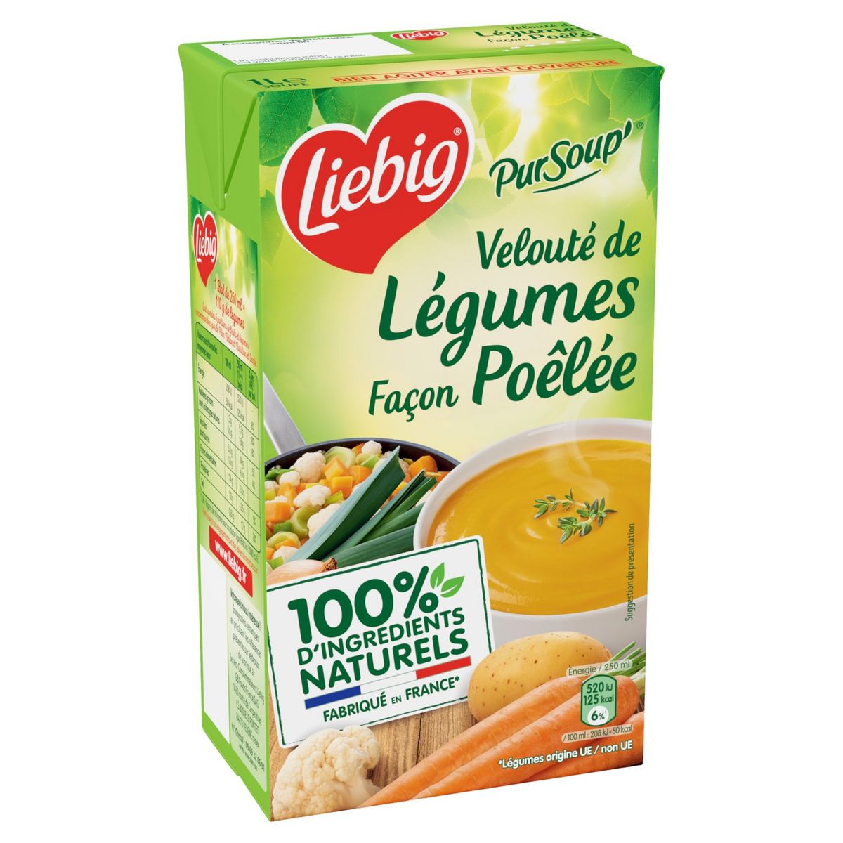 LIEBIG - VELOUTE DE LEGUMES FACON POELEE Brique de 1L