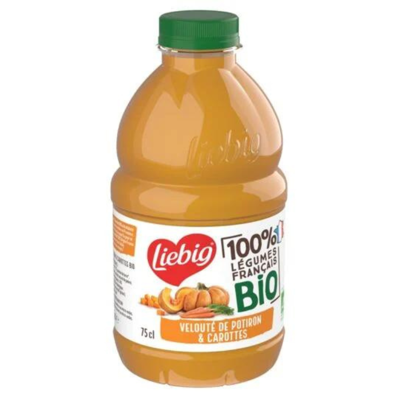 LIEBIG - VELOUTE DE POTIRON ET CAROTTES BIO Bouteille de 75cl