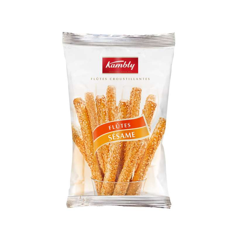 KAMBLY - FLUTES SESAME Paquet de 125g