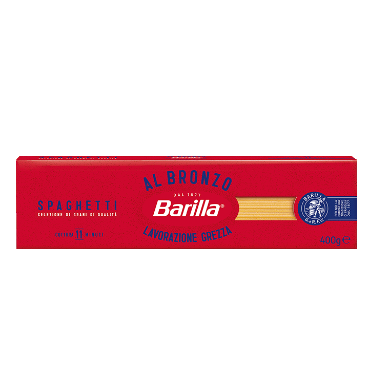 BARILLA - SPAGHETTI AL BRONZO Paquet de 400g