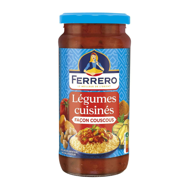 FERRERO - SAUCE AU LEGUMES DU SOLEIL AUX EPICES D\'ORIENT Bocal de 400g