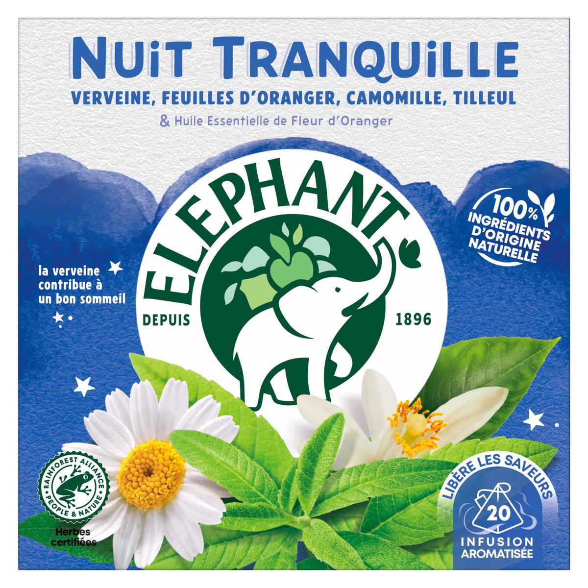 ELEPHANT - INFUSION NUIT TRANQUILLE 20 sachets