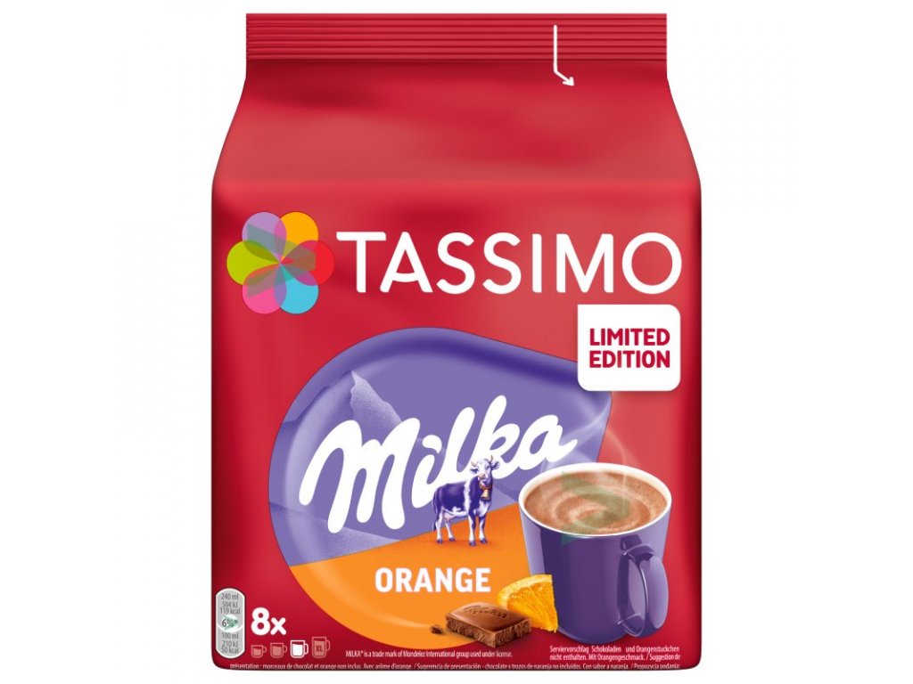 Café Après-midi Orange TASSIMO - CHOCOLAT ORANGE Paquet de 8 dosettes - Café et Filtre