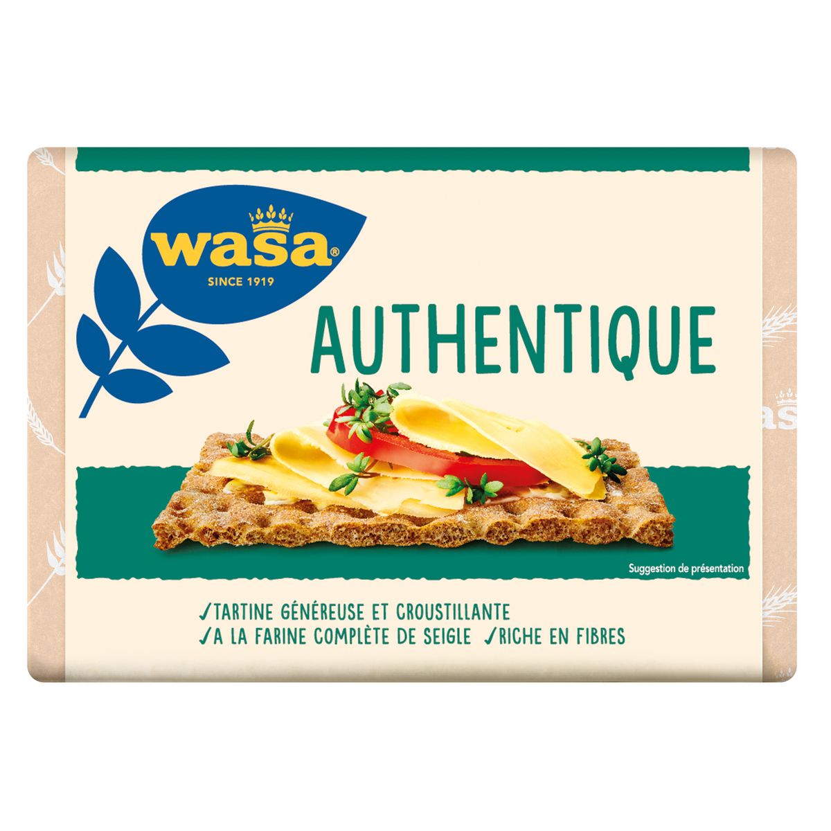 WASA - TARTINES CROUSTILLANTES AUTHENTIQUE AU SEIGLE 275g