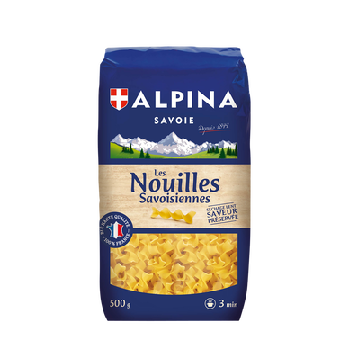ALPINA SAVOIE - NOUILLES SAVOISIENNES Paquet de 500g