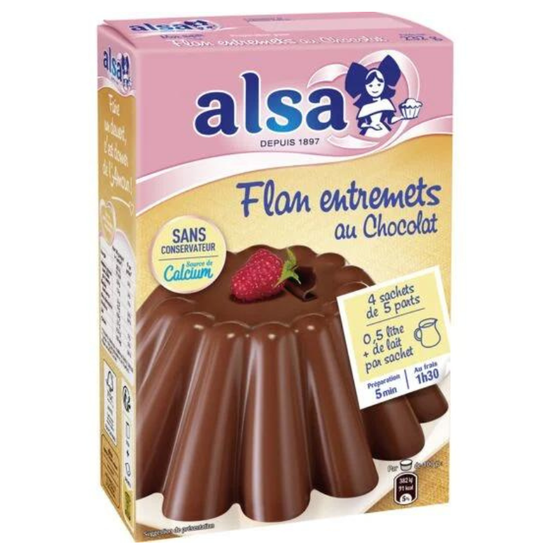 ALSA - PREPARATION POUR FLAN ENTREMET CHOCOLAT Paquet de 232g