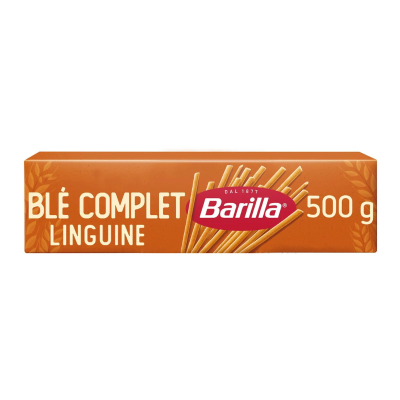 BARILLA - LINGUINES INTEGRALE AU BLE COMPLET Paquet de 500g