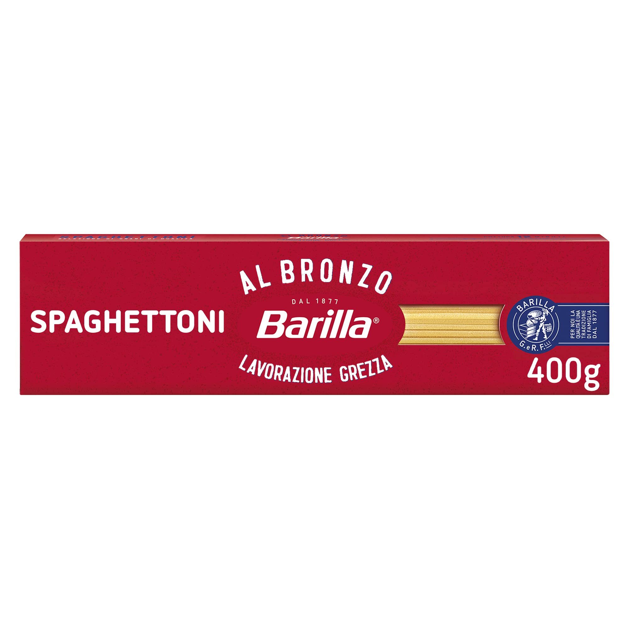 BARILLA - SPAGHETTONI AL BRONZO Paquet de 400g