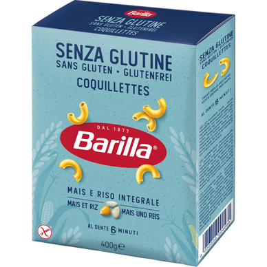 BARILLA - COQUILLETTES SANS GLUTEN Paquet de 400g
