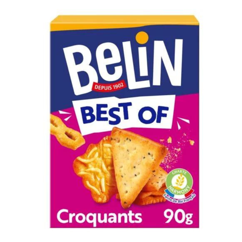 BELIN - BISCUITS APERITIF BEST OF CROQUANTS Boite de 90g - Apéritif et ...