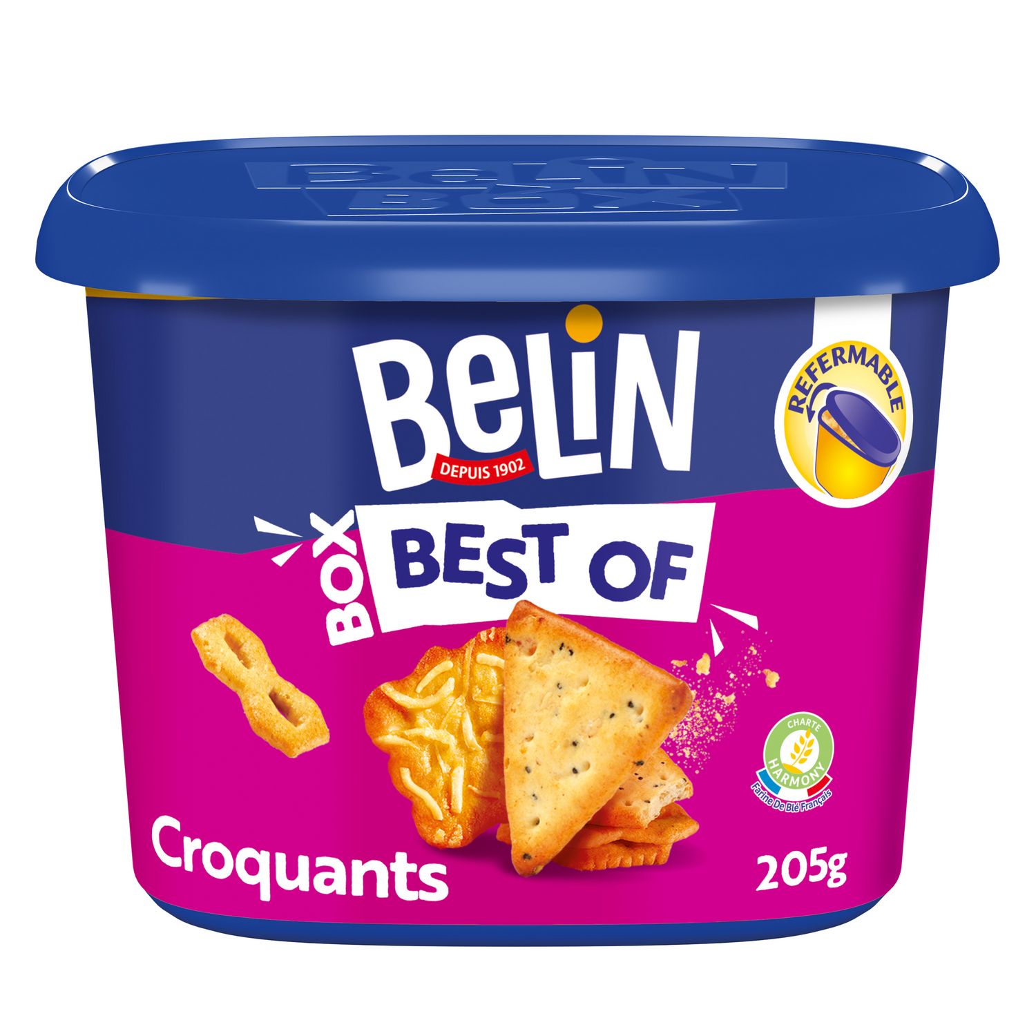 BELIN - BISCUITS APERITIF BEST OF BOX Boite de 205g