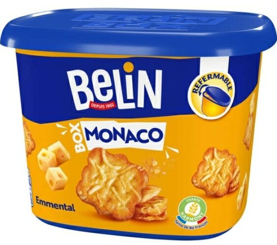 BELIN - BISCUITS APERITIF MONACO EMMENTAL Boite de 205g