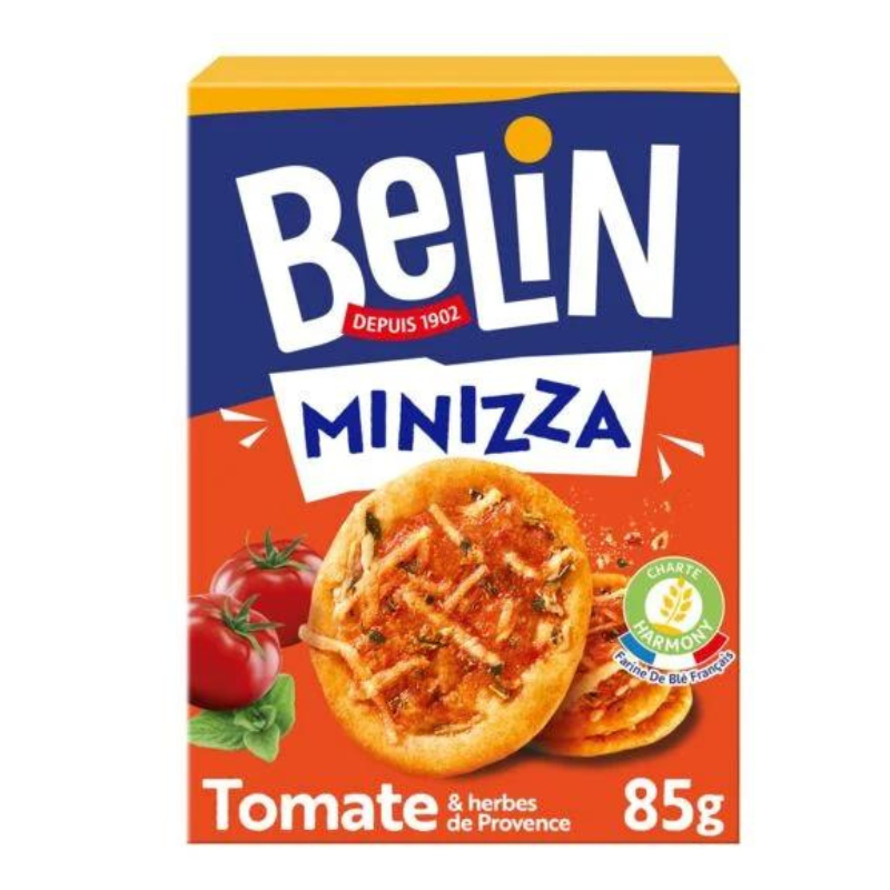 BELIN - BISCUITS APERITIF MINIZZA TOMATE Boite de 85g