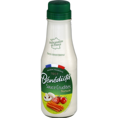 BENEDICTA - SAUCE CRUDITES NATURE Flacon de 290g ou 735g