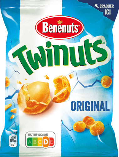 BENENUTS - CACAHUETES GOÛT SALE TWINUTS Paquet de 150g