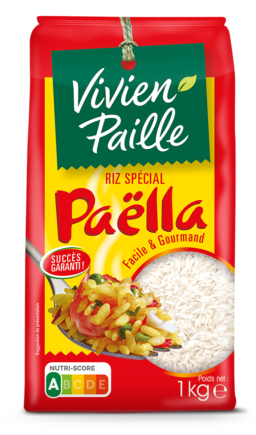 VIVIEN PAILLE - RIZ SPECIAL PAELLA Paquet de 1kg