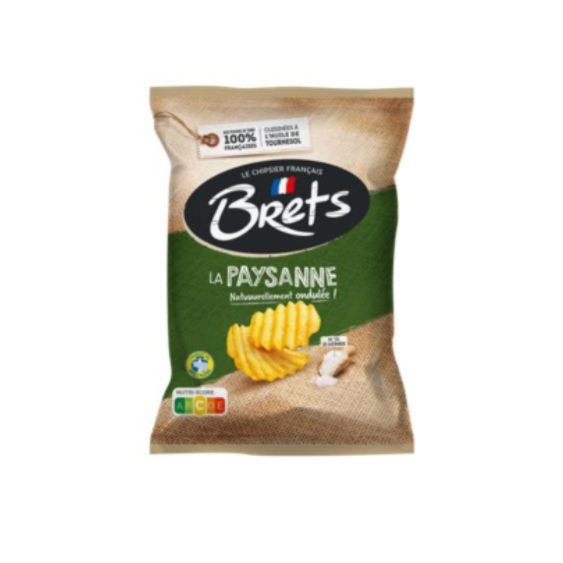 BRET\'S - CHIPS PAYSANNES NATURE Paquet de 125g