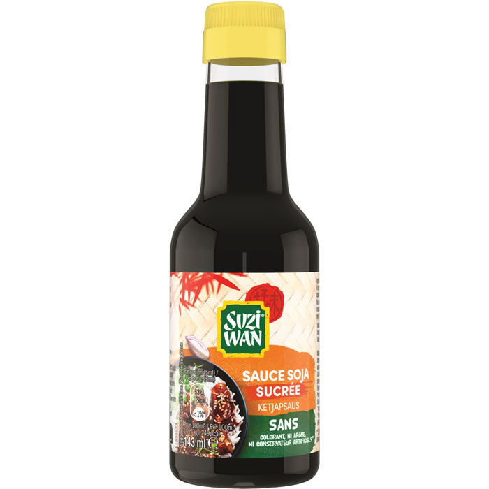 SUZI WAN - SAUCE SOJA SUCREE Flacon de 143ml
