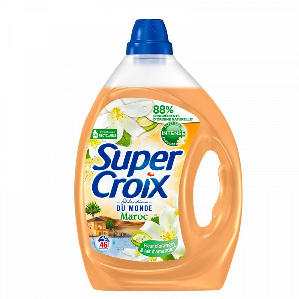 SUPER CROIX - LESSIVE LIQUIDE MAROC ENVOUTANT Bidon de 2070 ml