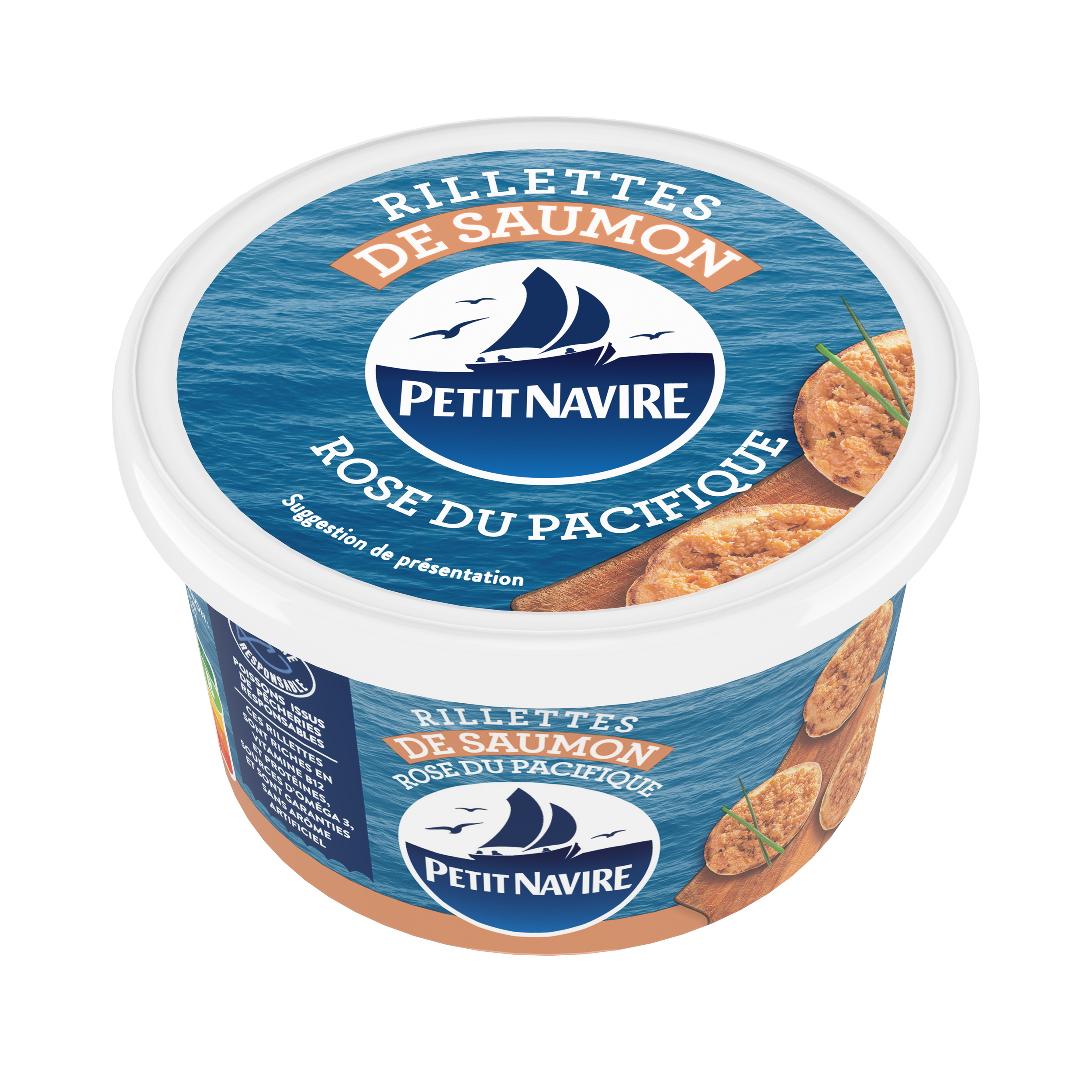 PETIT NAVIRE - RILLETTES DE SAUMON Pot de 125g