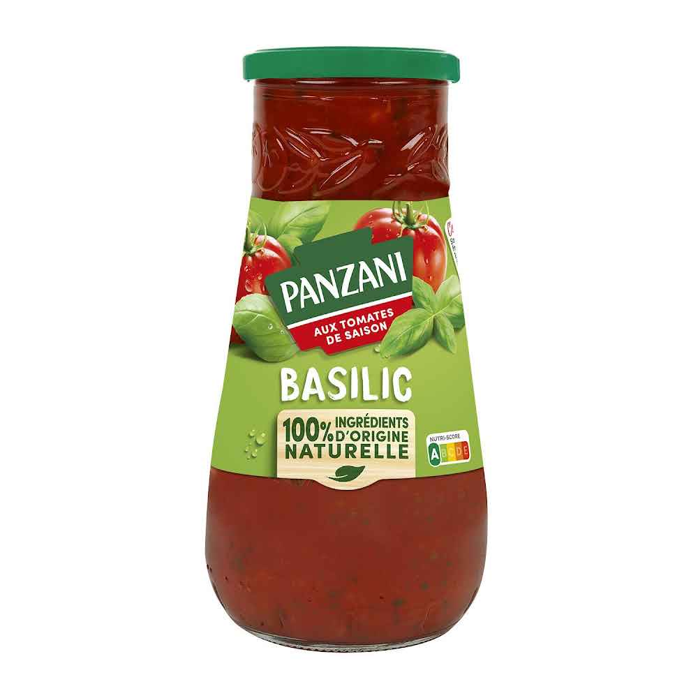 PANZANI - SAUCE TOMATE ET BASILIC Pot de 210g