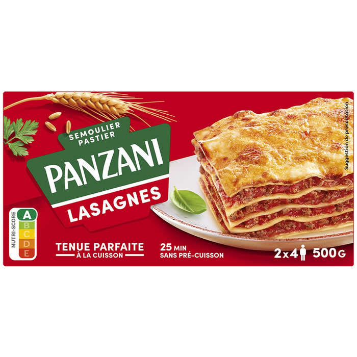 PANZANI - LASAGNE Paquet de 500g