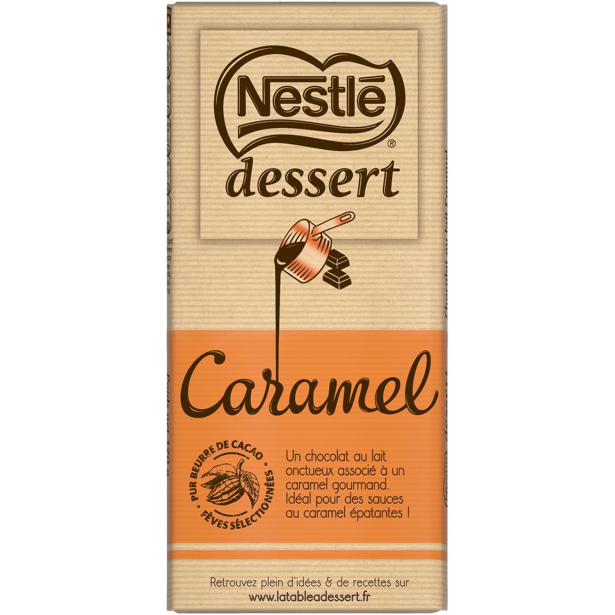 NESTLE - CHOCOLAT CARAMEL A PÂTISSER NESTLE DESSERT 170g