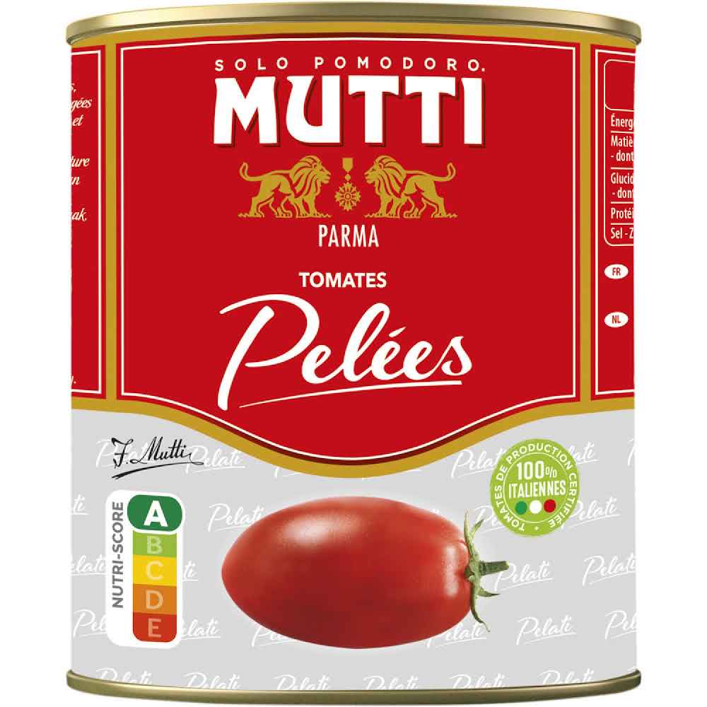 MUTTI - TOMATES PELEES Boite de 800g