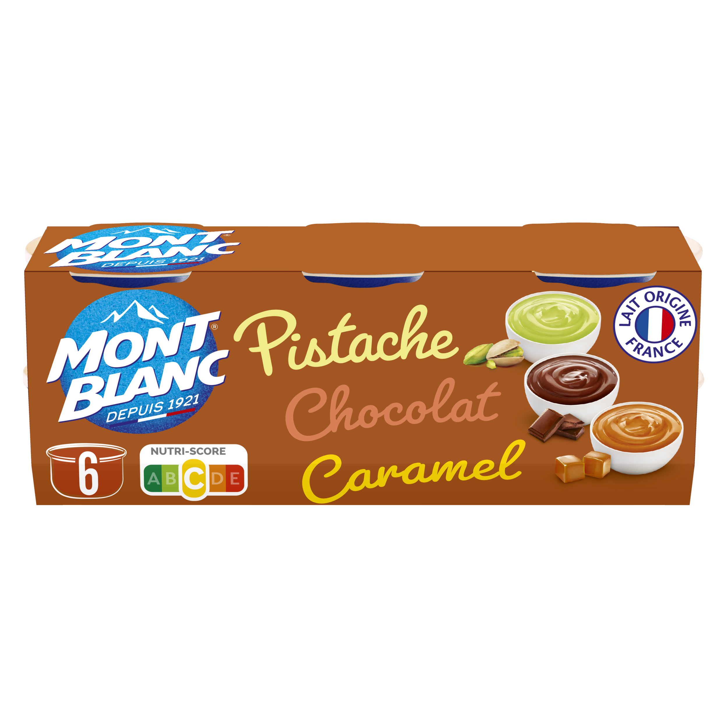 MONT BLANC - CREME DESSERT MULTIVARIETES 6 x 125g