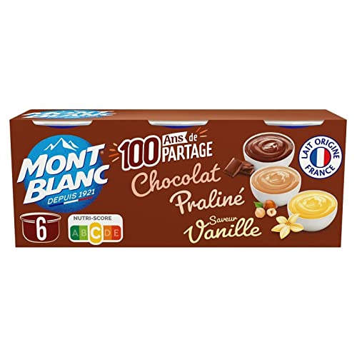 MONT BLANC - CREME DESSERT MULTIVARIETES 6 x 125g