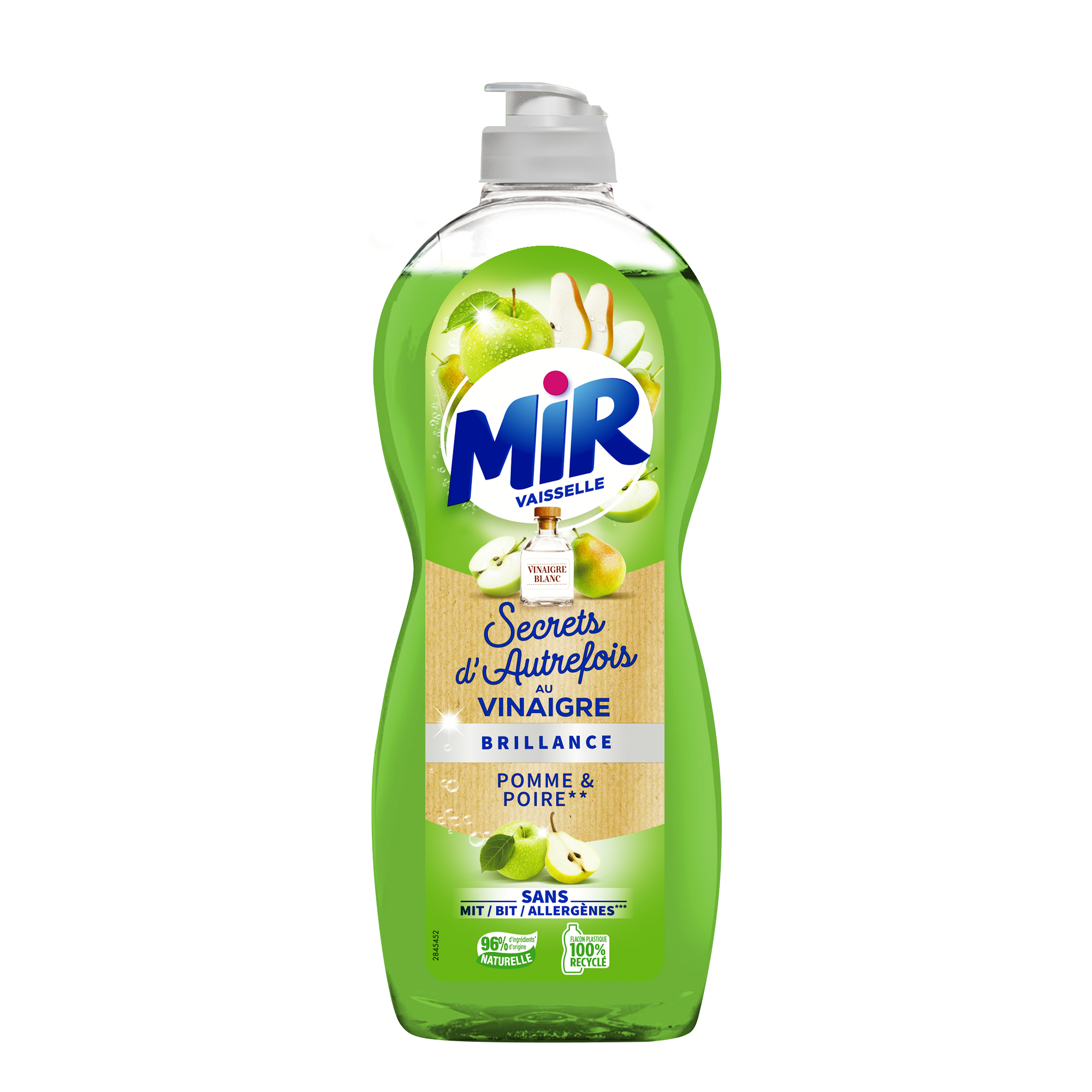 MIR - LIQUIDE VAISSELLE POMME POIRE Flacon de 675ml