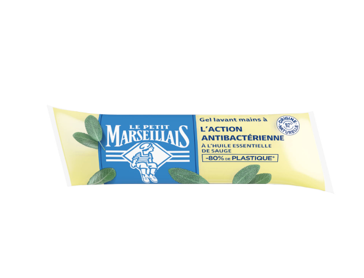 LE PETIT MARSEILLAIS - SAVON LIQUIDE ANTIBACTERIEN SAUGE Berlingot de 250ml