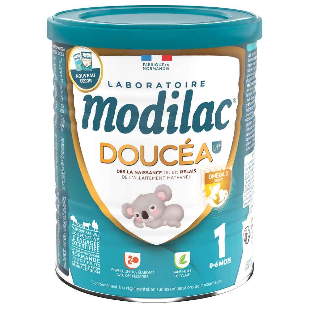 MODILAC - LAIT EN POUDRE 1er AGE DOUCEA Boite de 820g