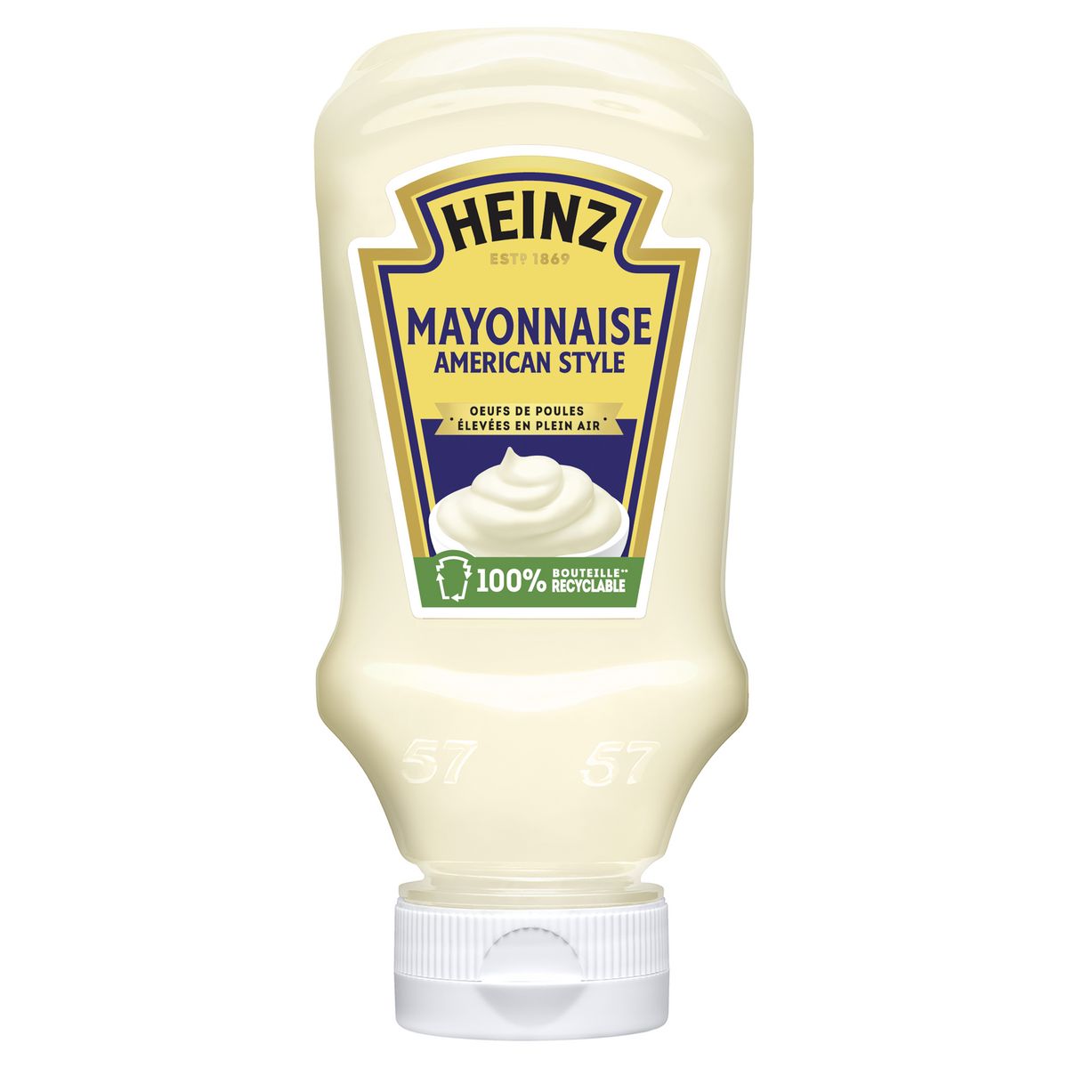 HEINZ - MAYONNAISE AMERICAN STYLE Flacon de 215g