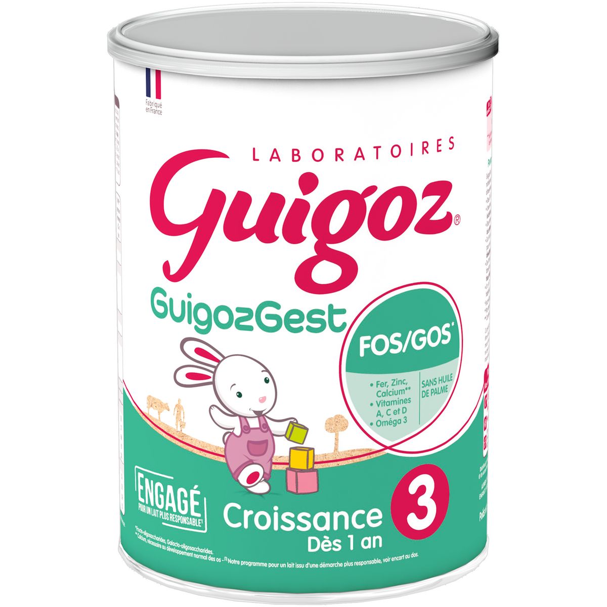 GUIGOZ - LAIT EN POUDRE DE CROISSANCE GUIGOZGEST Boite de 800g