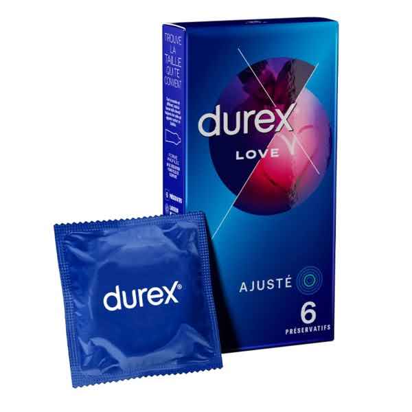 DUREX - PRESERVATIFS LOVE Boite de 6 préservatifs