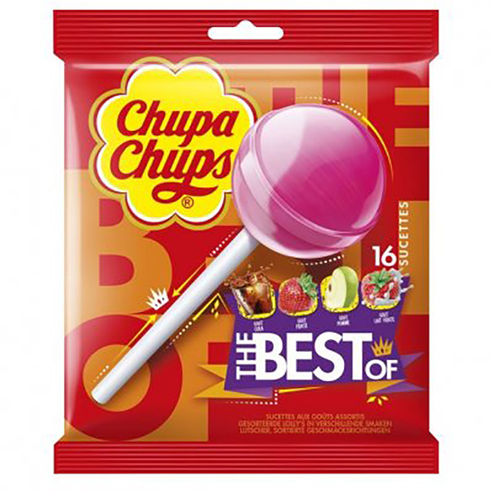 CHUPA CHUPS - BONBON SUCETTE GOÛT FRUITS Paquet de 192g