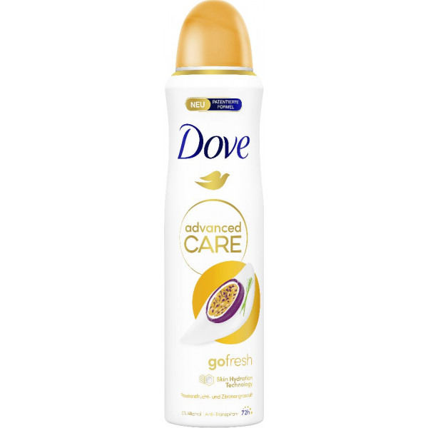 DOVE - DEODORANT PARFUM FRUIT DE LA PASSION Spray de 150ml