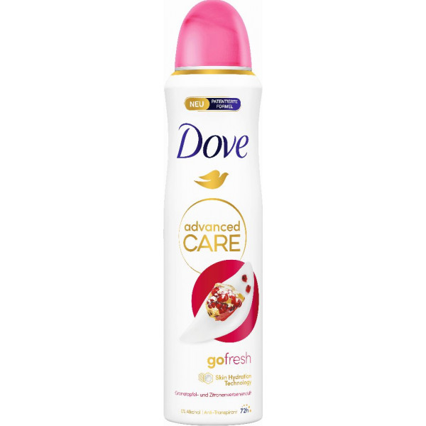 DOVE - DEODORANT PARFUM GRENADE ET VERVEINE Spray de 150ml