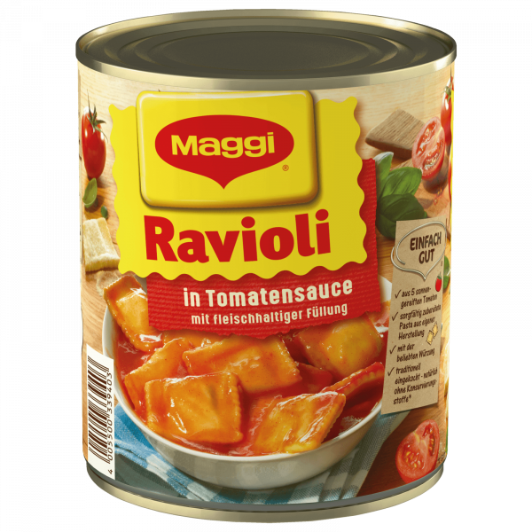 MAGGI - RAVIOLI SAUCE TOMATE Boite de 800g