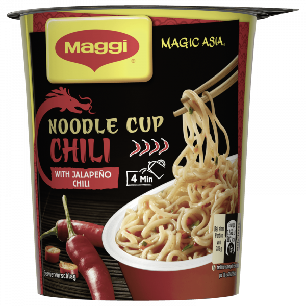 MAGGI - NOUILLES SAVEURS CHILI JALAPENOS Cup de 63g