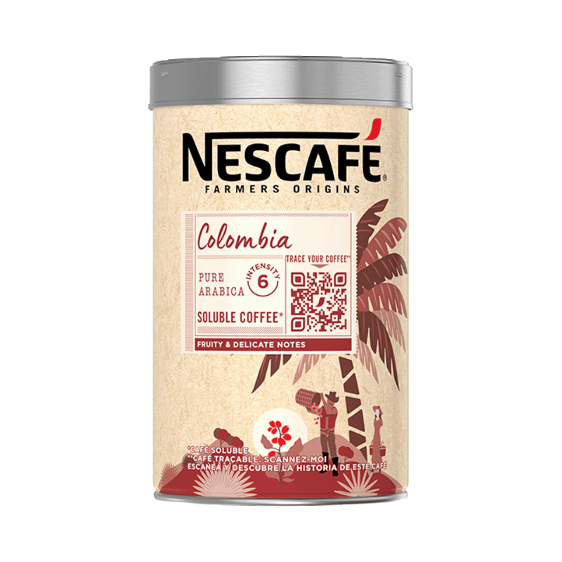 NESCAFE - CAFE SOLUBLE COLOMBIA INTENSITE 6