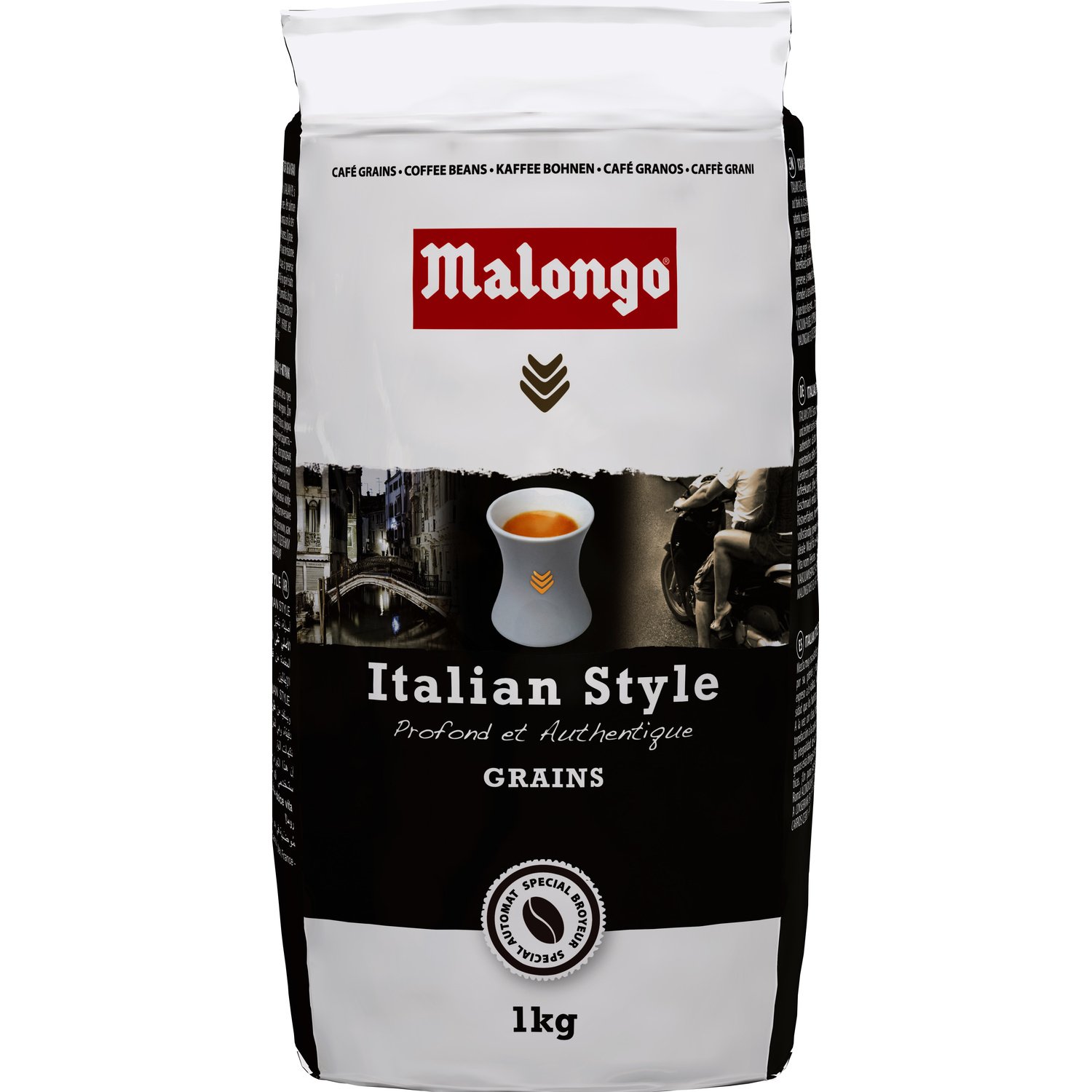 MALONGO - CAFE EN GRAINS ITALIAN STYLE 1kg