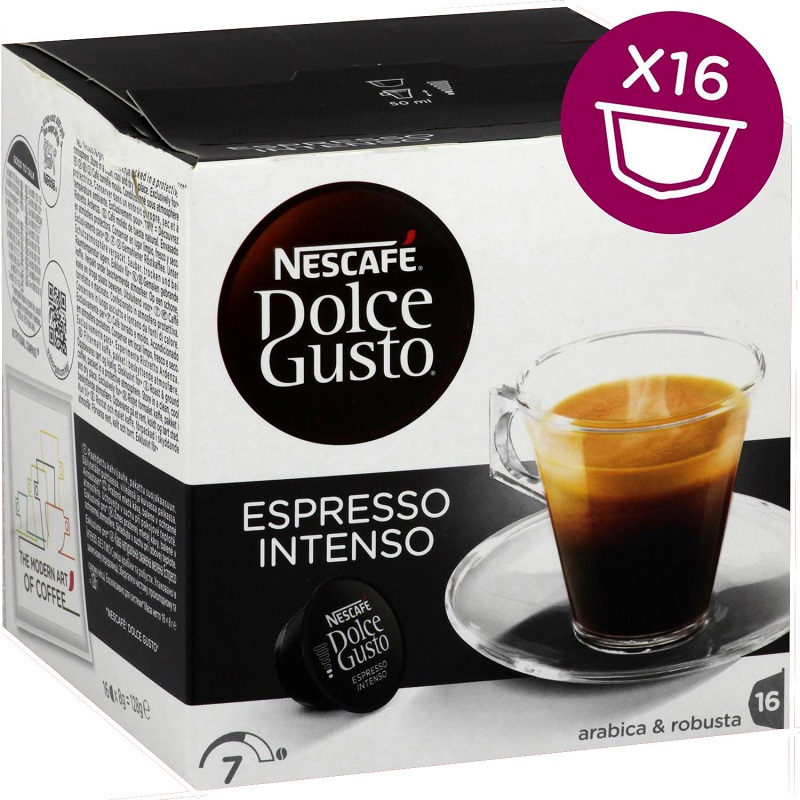 CAFE ESPRESSO INTENSE DOLCE GUSTO 16 capsules