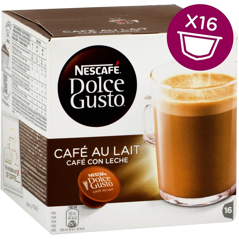 CAFE AU LAIT DOLCE GUSTO 16 capsules